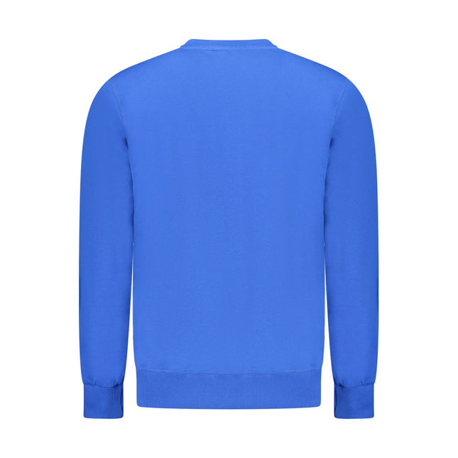 North Sails Blue Cotton Men Sweatshirt