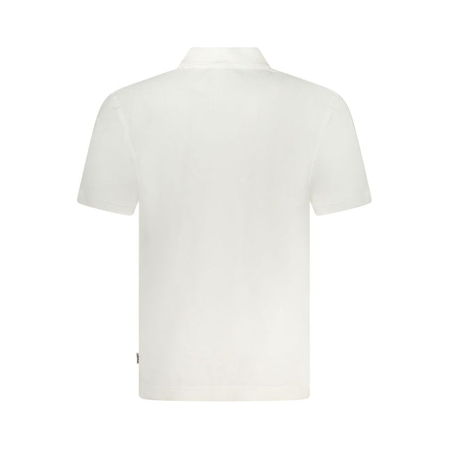 Wrangler White Cotton Men Polo Shirt Wrangler