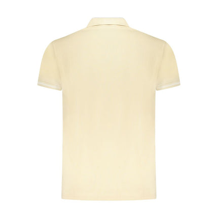 Cavalli Class Beige Cotton Men Polo Shirt