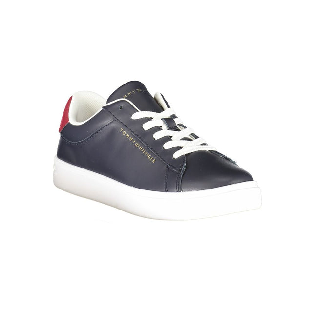 Tommy Hilfiger Blue Polyurethane Women Sneaker Tommy Hilfiger