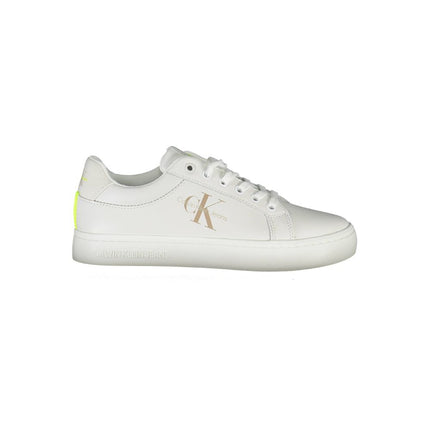 Calvin Klein Bianco Leather Women Sneaker