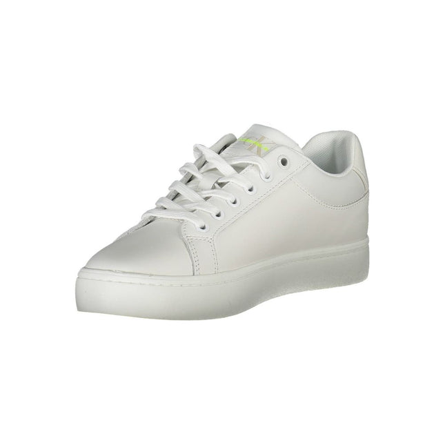 Calvin Klein Bianco Leather Women Sneaker Calvin Klein