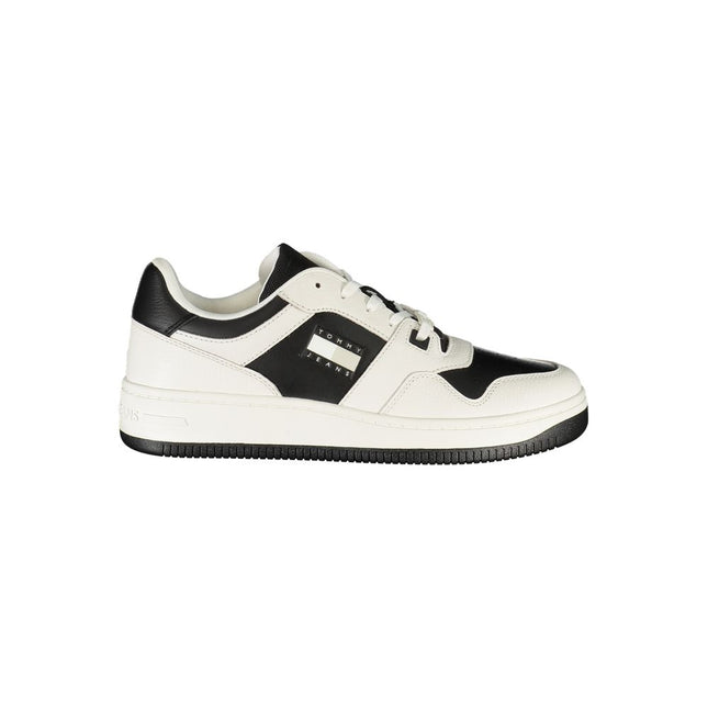 Tommy Hilfiger Bianco Polyurethane Men Sneaker Tommy Hilfiger