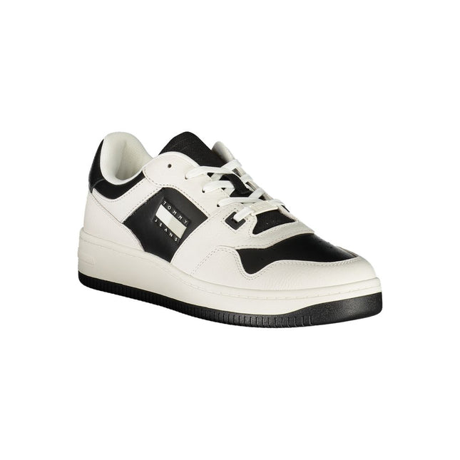 Tommy Hilfiger Bianco Polyurethane Men Sneaker Tommy Hilfiger