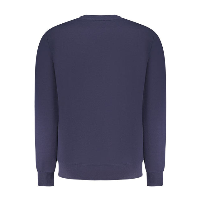 North Sails Blue Cotton Men Sweatshirt