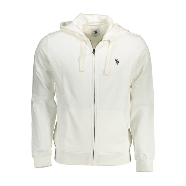 U.S. POLO ASSN. White Cotton Men's Sweatshirt