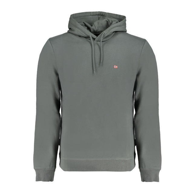 Napapijri Green Cotton Men Sweater