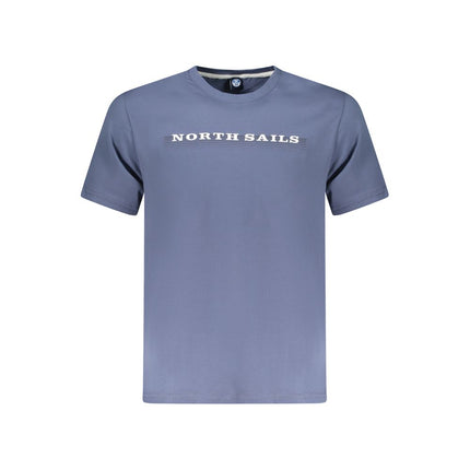 North Sails Blue Cotton Men's T-Shirt