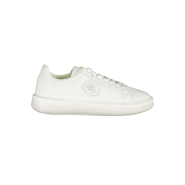 Blauer White Polyurethane Men Sneaker Blauer
