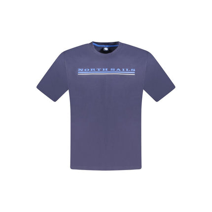North Sails Blue Cotton Mens T-Shirt