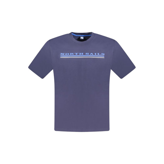 North Sails Blue Cotton Mens T-Shirt