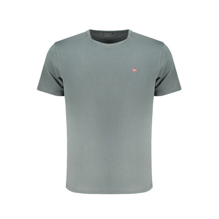 Napapijri Verde Cotton Men T-Shirt