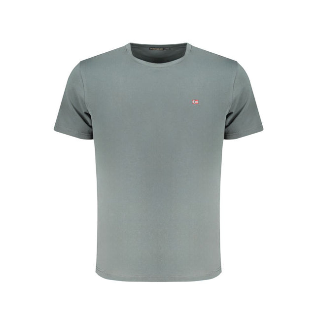 Napapijri Verde Cotton Men T-Shirt