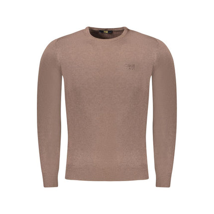 Cavalli Class Marrone Viscose Men's Sweater