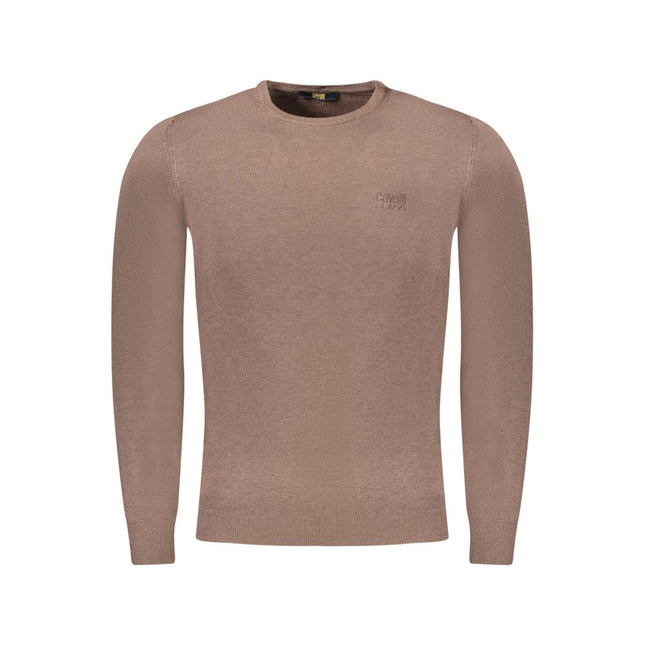 Cavalli Class Marrone Viscose Men's Sweater