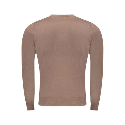 Cavalli Class Marrone Viscose Men's Sweater
