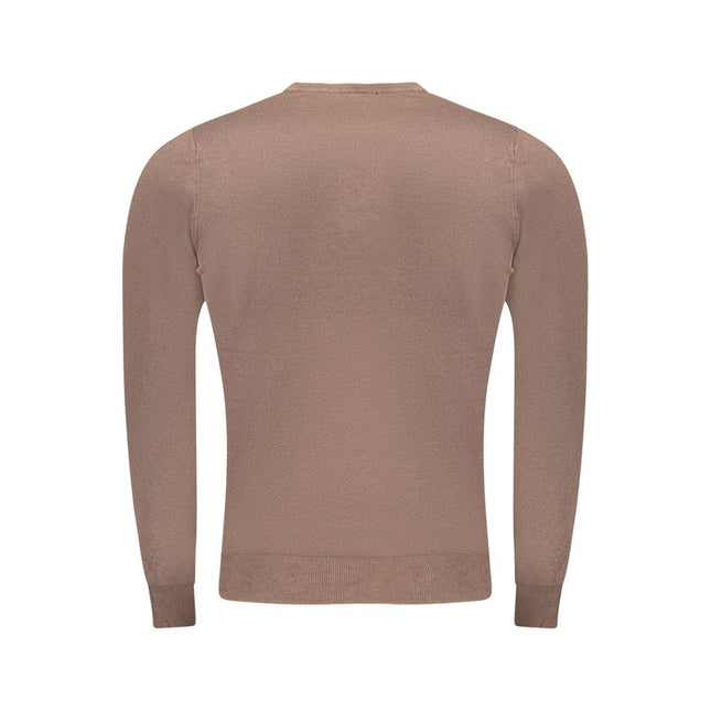 Cavalli Class Marrone Viscose Men's Sweater