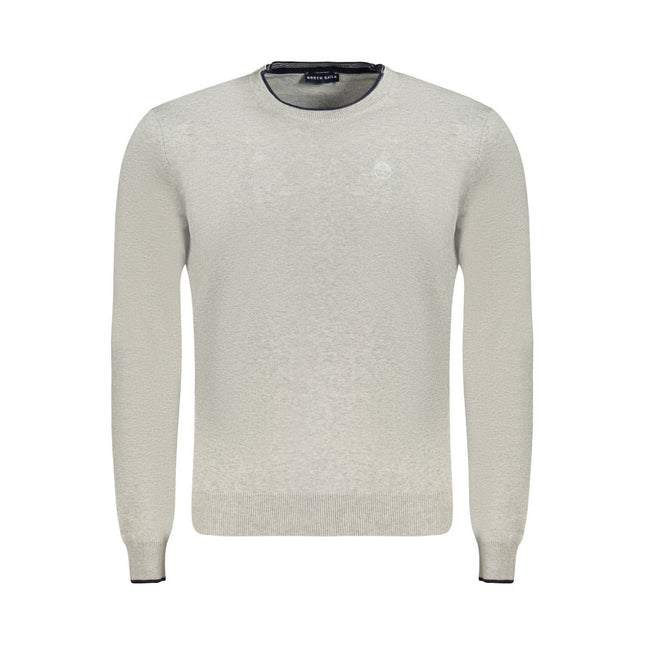 North Sails Grigio Cotton Mens Sweater