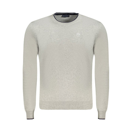 North Sails Grigio Cotton Mens Sweater