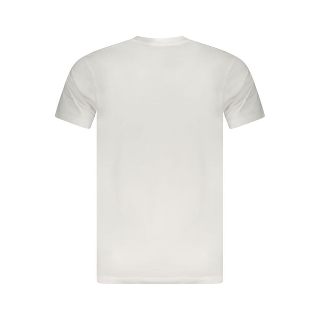 Cavalli Class Bianco Cotton Men T-Shirt
