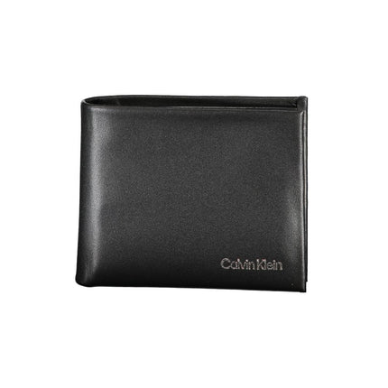 Calvin Klein Black Polyurethane Men Wallet