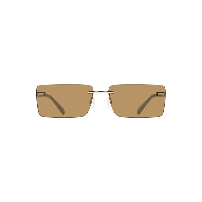 Calvin Klein Beige Metal Women Sunglasses