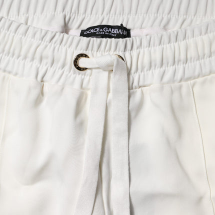 Dolce & Gabbana White Jogger Sweatpants Pants
