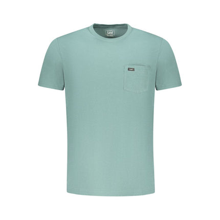 Lee Green Cotton Men T-Shirt