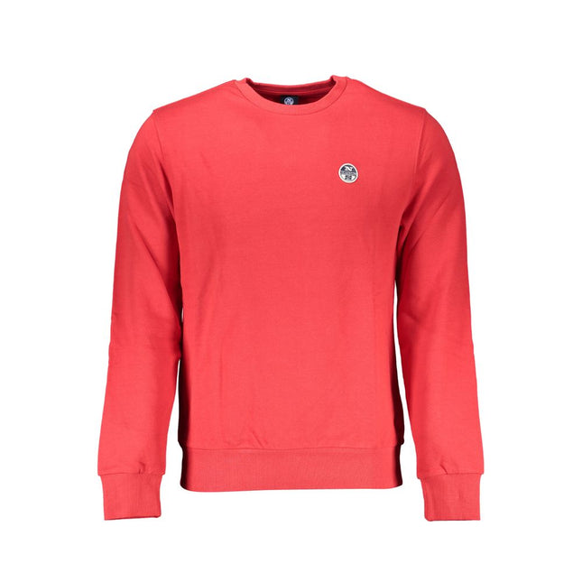 North Sails Red Cotton Men Sweater