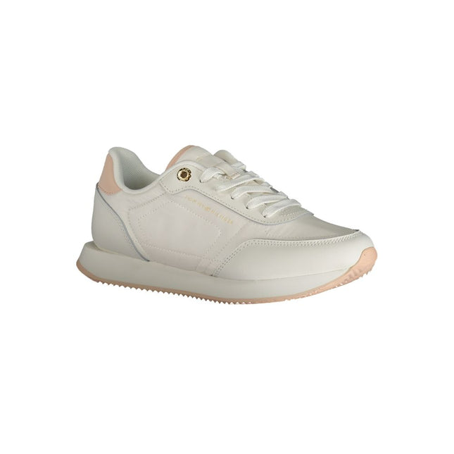 Tommy Hilfiger Bianco Leather Women Sneaker Tommy Hilfiger