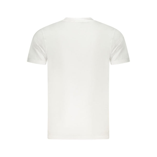 Cavalli Class Bianco Cotton Men T-Shirt