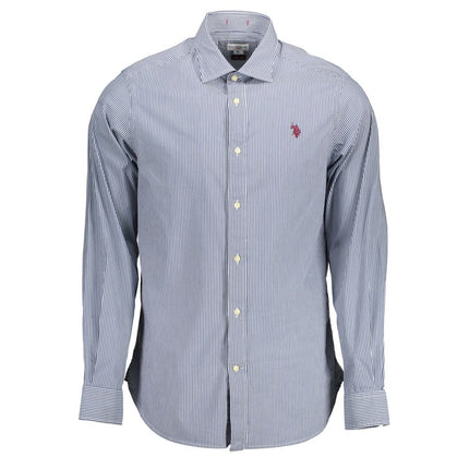 U.S. POLO ASSN. Blue Cotton Men's Shirt