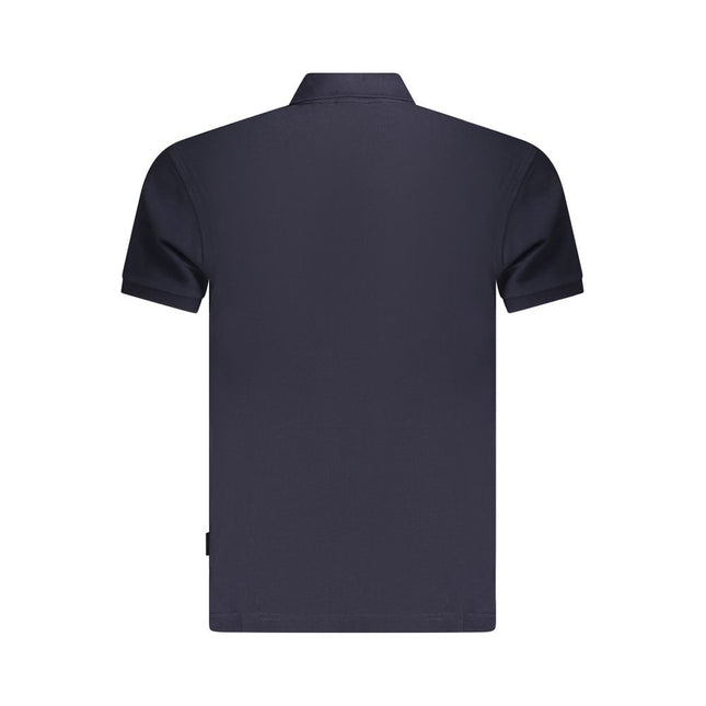 Napapijri Blu Cotton Men Polo Napapijri