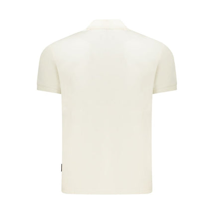 Napapijri White Cotton Men Polo