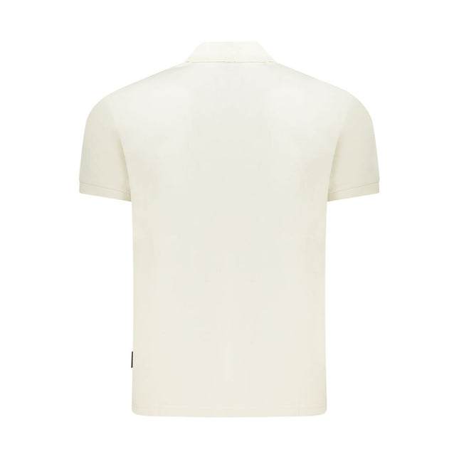 Napapijri White Cotton Men Polo