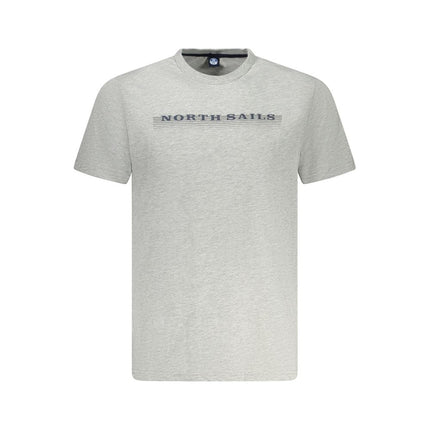 North Sails Brown Cotton Men T-Shirt