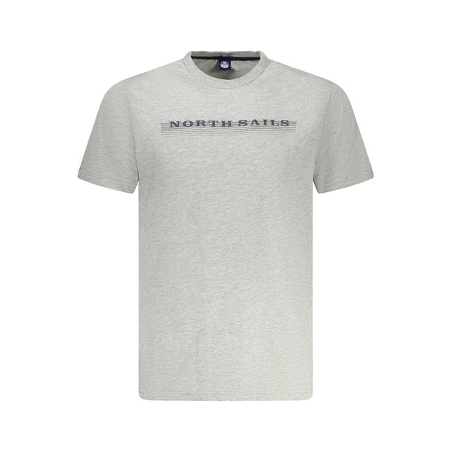 North Sails Brown Cotton Men T-Shirt