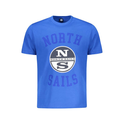 North Sails Blue Cotton Men's T-Shirt