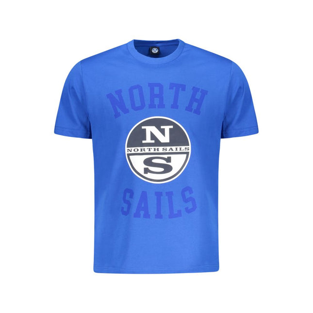 North Sails Blue Cotton Men's T-Shirt