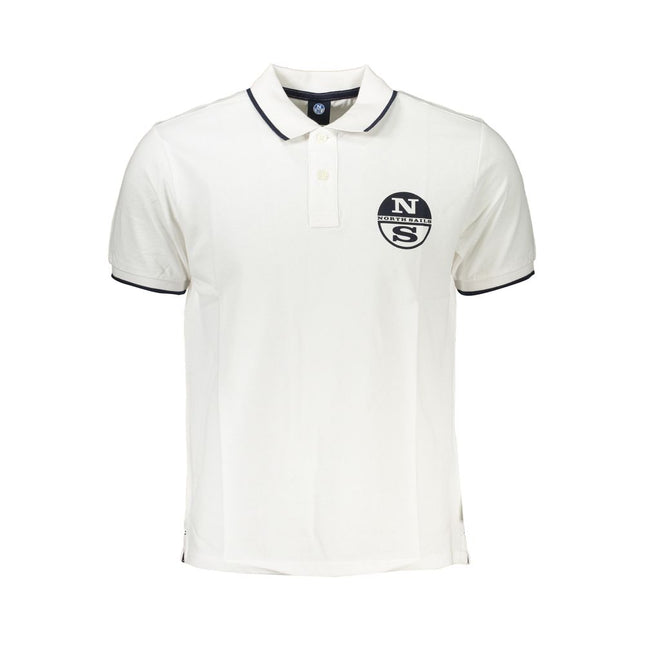 North Sails White Cotton Men's Polo Shirt