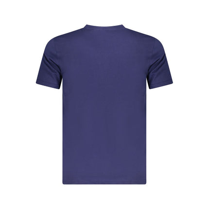 Cavalli Class Blu Cotton Men T-Shirt