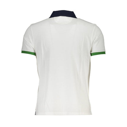 La Martina Bianco Cotton Men Polo