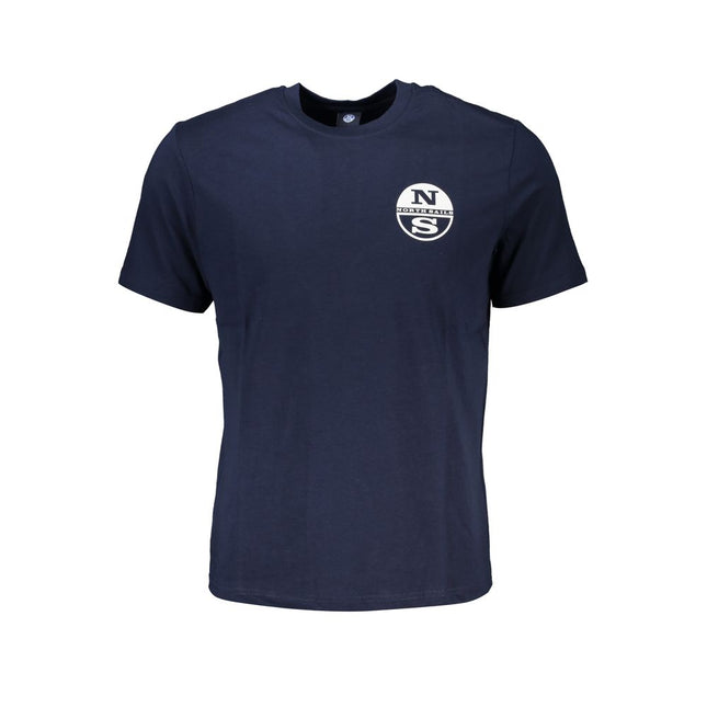 North Sails Blue Cotton Men's T-Shirt