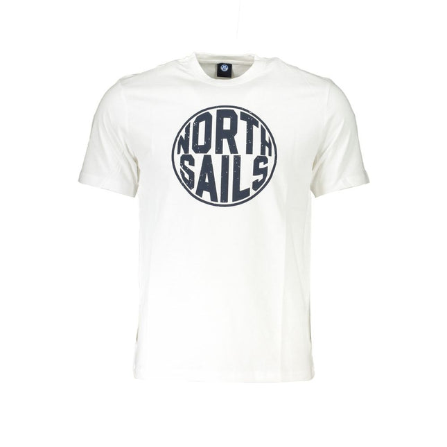 North Sails Bianco Cotton Men T-Shirt