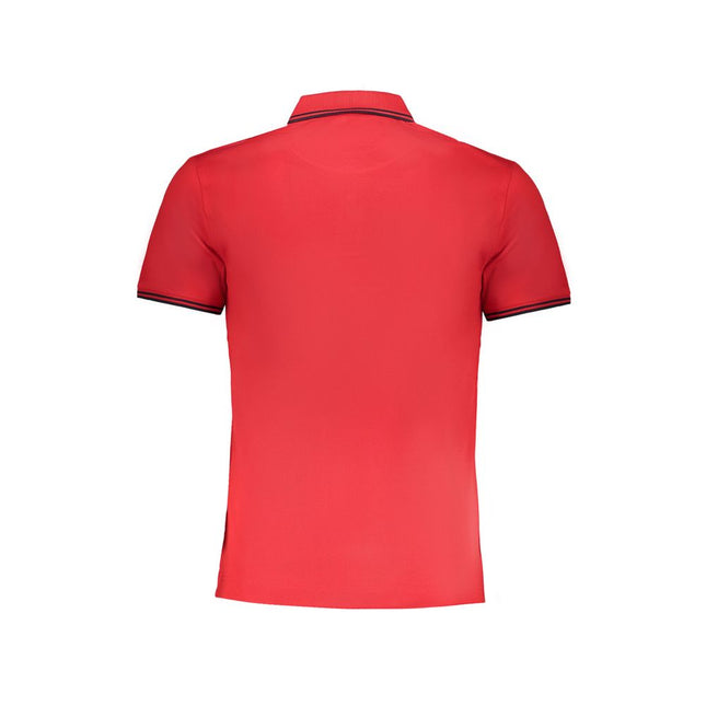 Harmont & Blaine Rosso Cotton Men Polo Shirt