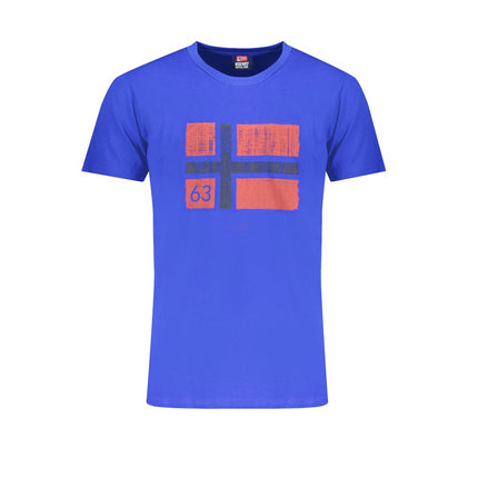 Norway 1963 Blu Cotton Men T-Shirt