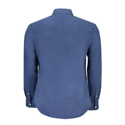 North Sails Blue Organic Cotton Men Shirt