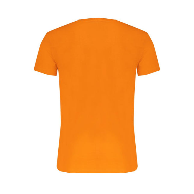 Trussardi Arancione Cotton Men T-Shirt