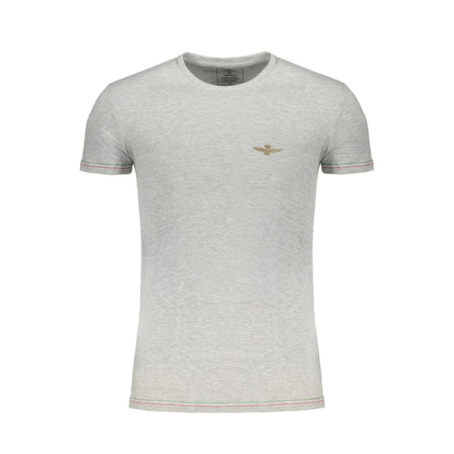 Aeronautica Militare Grigio Cotton Men T-Shirt