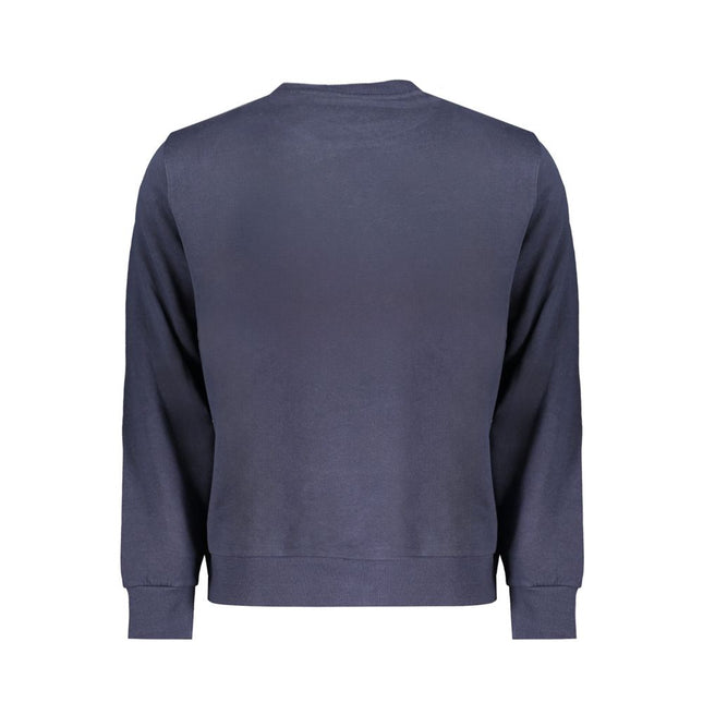 North Sails Blue Cotton Men Sweatshirt